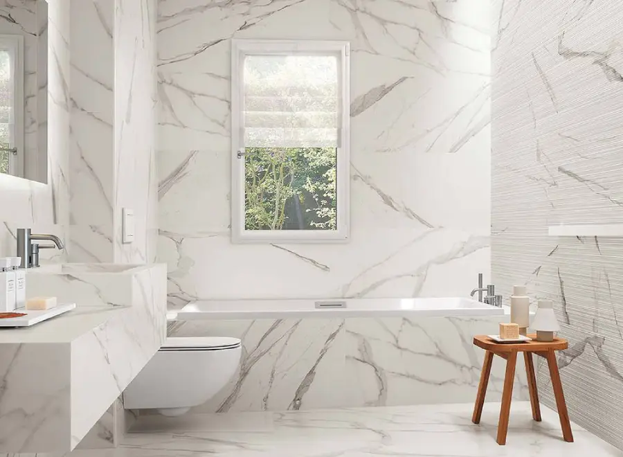 Rivestimento bagno di servizio